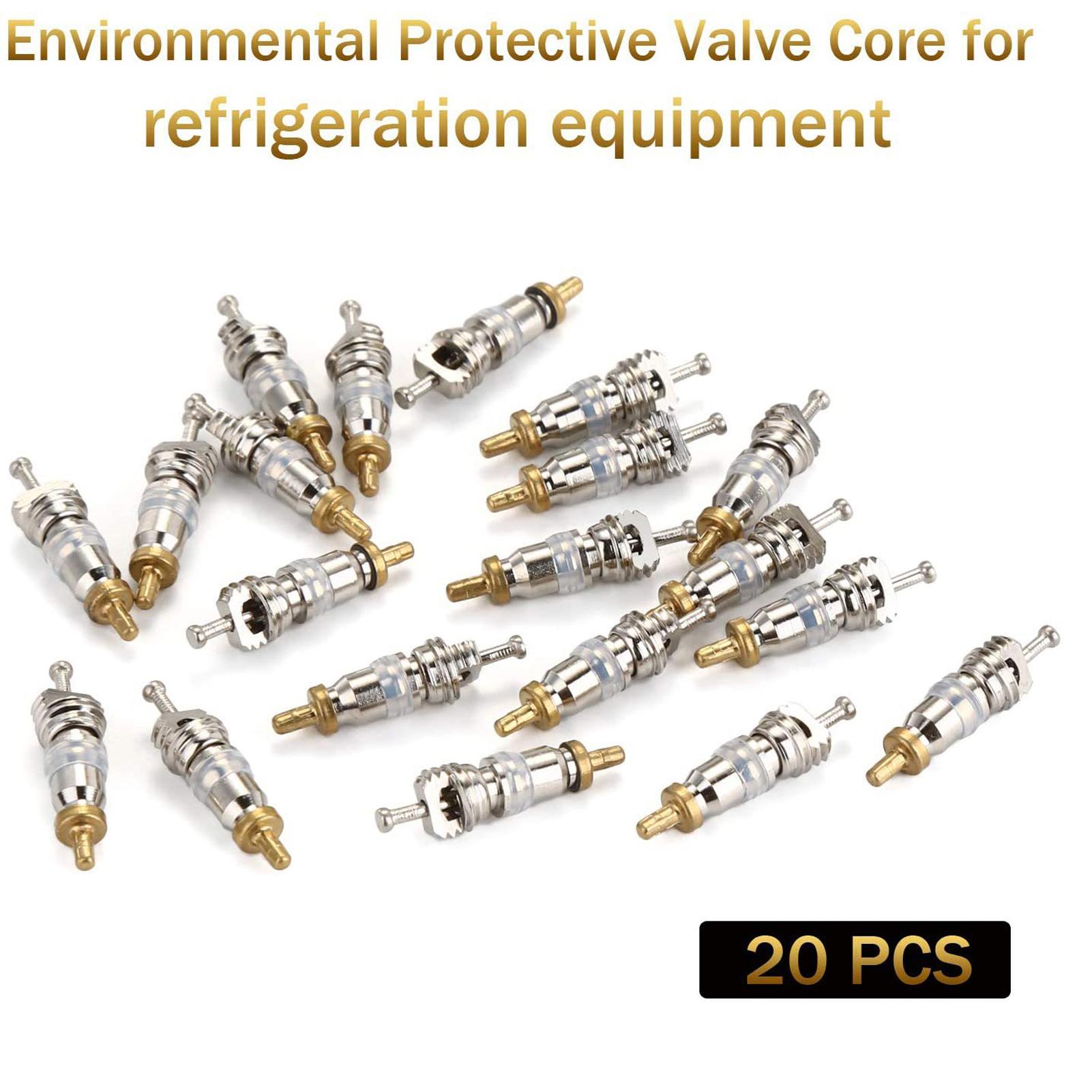 Tự Động Van Lõi Tẩy Cài Đặt Dụng Cụ SAE 1/4Inch 5/16Inch Kép Điều Hòa Xe Hơi Dụng Cụ Sửa Chữa cho HVAC R22 R410A