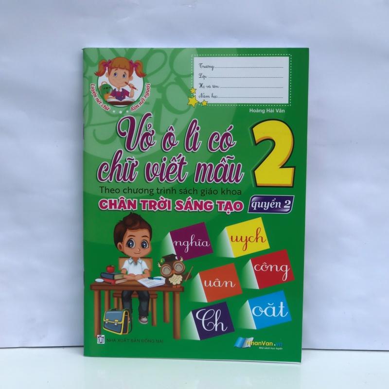 combo 2 tập vở oly có chữ viết mẫu lớp 2theo chân trởi sáng tạo (q1+q2)