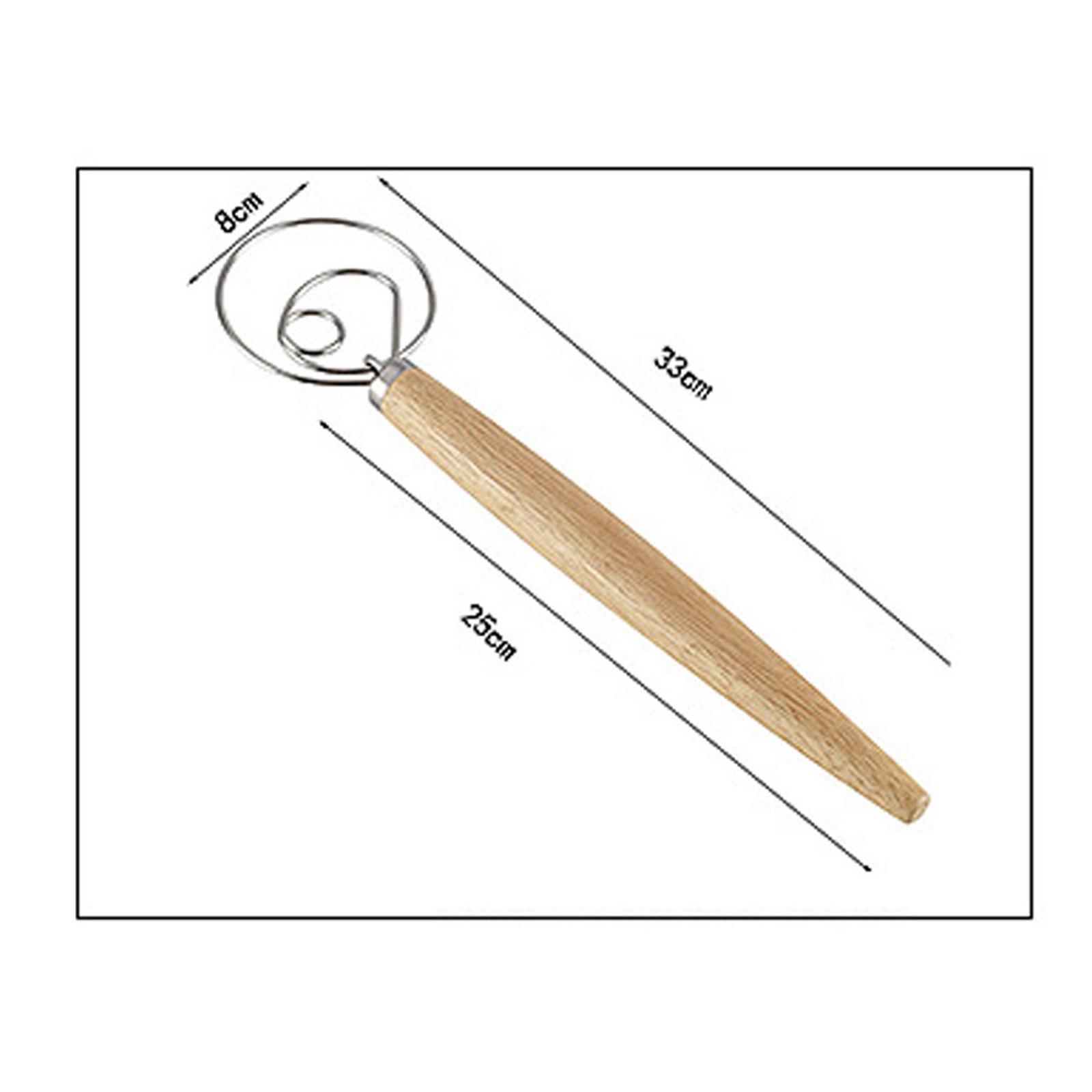 Danish Whisk, Stainless Steel/Wood