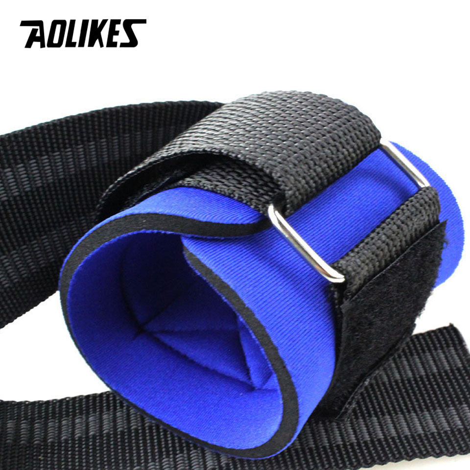 Dây kéo lưng trợ lực cổ tay tập gym AOLIKES A-7638 Sports Fitness Protection Help Wristbands