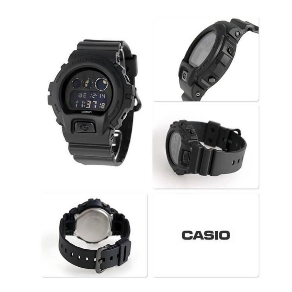 ĐỒNG HỒ NAM CASIO G-SHOCK DW-6900BB-1DR Phiên bản Đen Đặc Biệt - Đèn cực tím phát quang