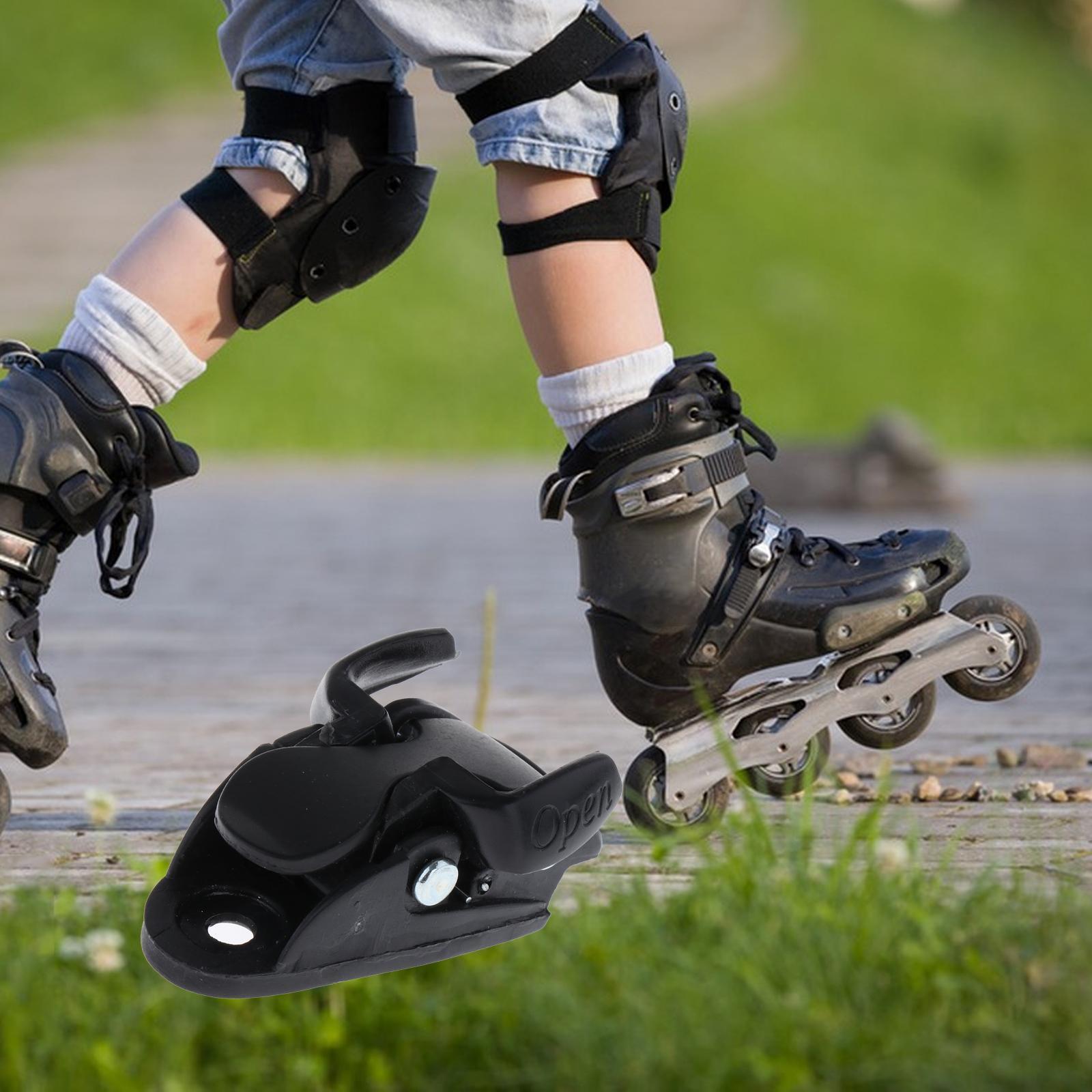 Inline Roller Skate Spider Buckle Portable Replacement Mounting for Skiing black