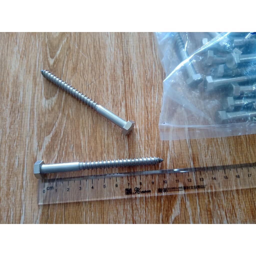 Vit phong M8 inox 304 combo 50c #sale#
