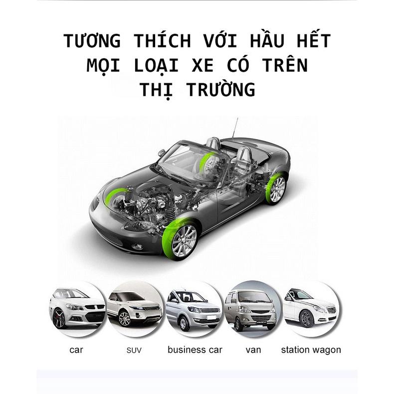 Cảm biến áp suất lốp ô tô van ngoài S1 có cảnh báo sạc năng lượng mặt trời màn hình LCD