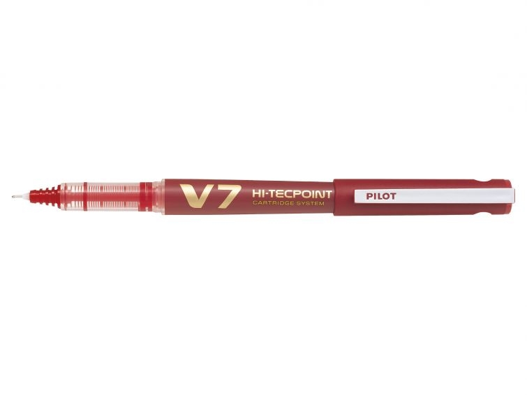 Bút Mực Nước Hi-Tech V7 Cartridge System Pilot BXC-V7-R-BGD - Mực Đỏ