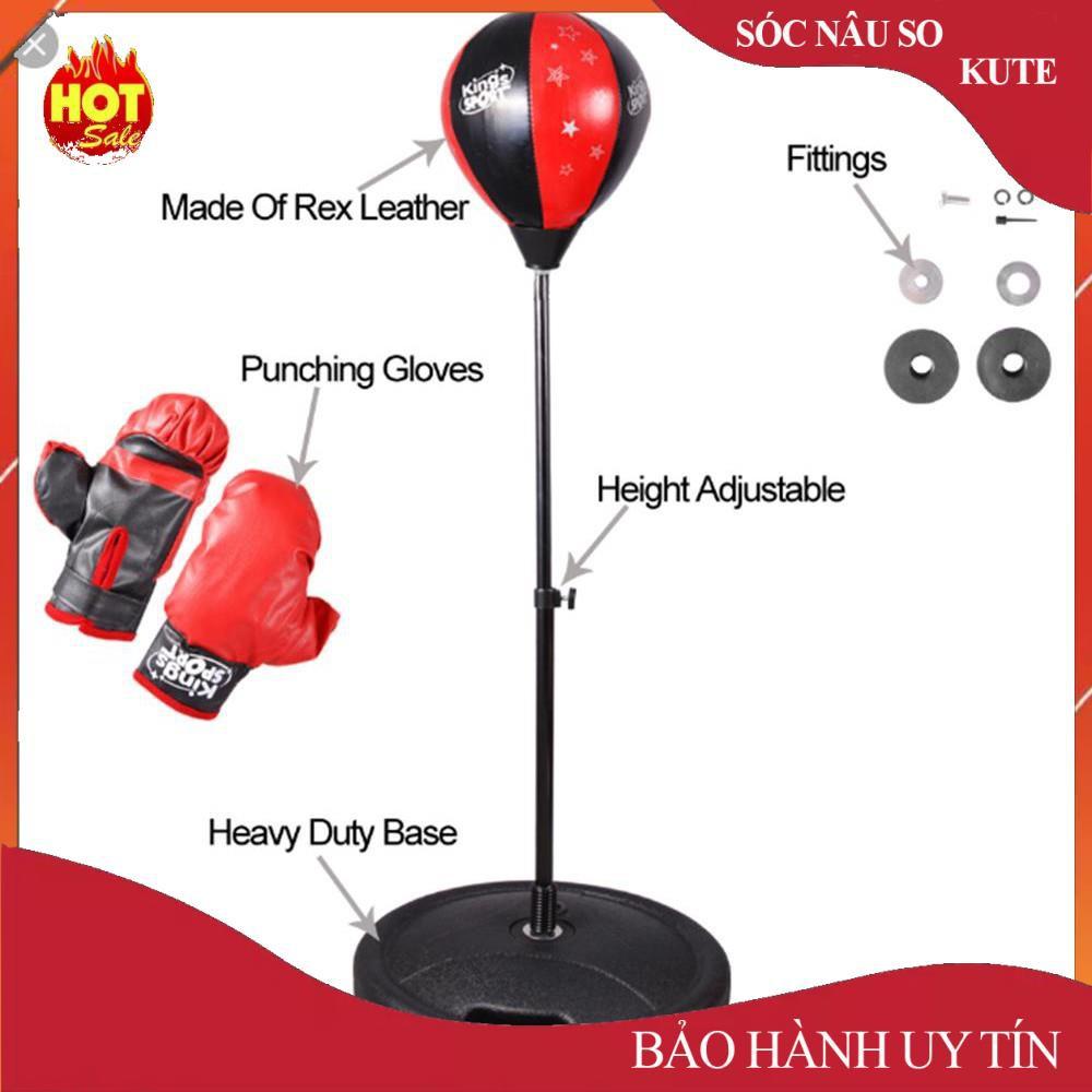 ️ bóng tập phản xạ,Bóng đấm boxing phản xạ + Găng tay boxing+ Bơm TRẺ EM