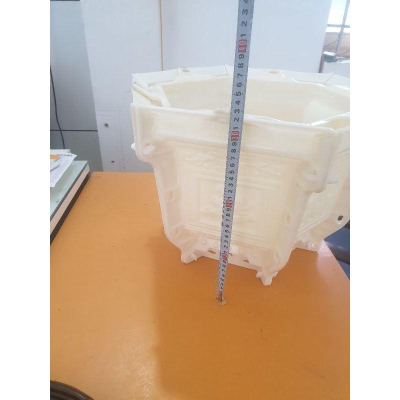 Khuôn chậu lục giác 38 hoa + chữ tàu