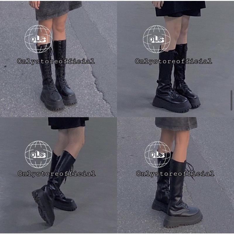 Giày Boots đen tôn dáng siêu đỉnh, nhận hàng có vấn đề liên hệ shop trước khi đánh giá