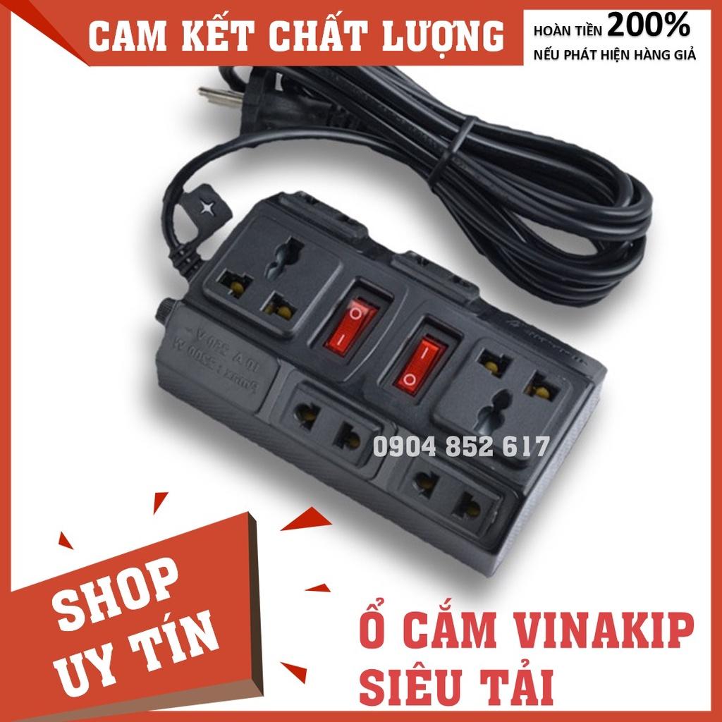 Ổ cắm điện LIOA 4 lỗ 6 lỗ 8 lỗ 10 lỗ cổng USB, có công tắc, ~2000W - 3300W ~8000W, dây dài 3m/5m, hàng chính hãng