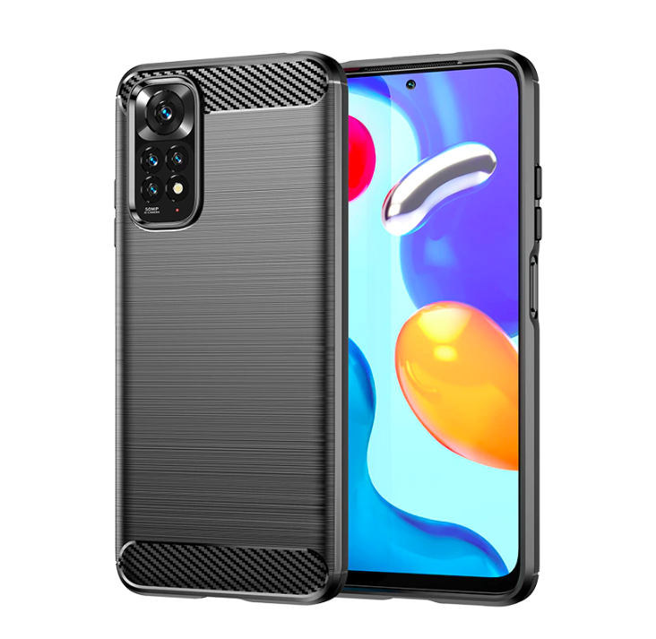 Ốp lưng chống sốc Vân Sợi Carbon cho Xiaomi Redmi Note 11 Pro 4G / 5G - Hàng nhập khẩu