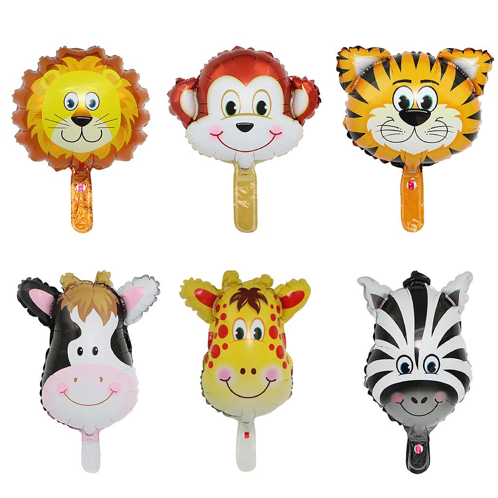 Cute Cartoon Animal Head Balloon Foil balloon for Kid Birthday Party Giraffe