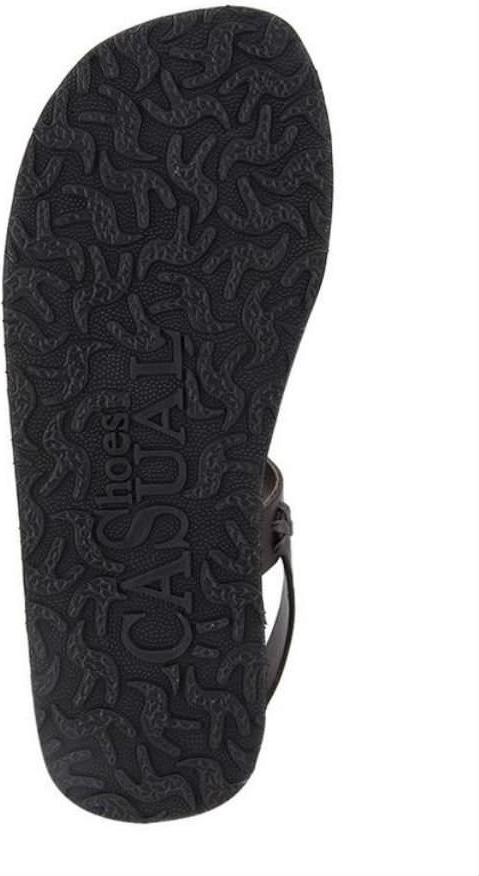 Giày Sandal Nam Quai Ngang Casual - Nâu (Size