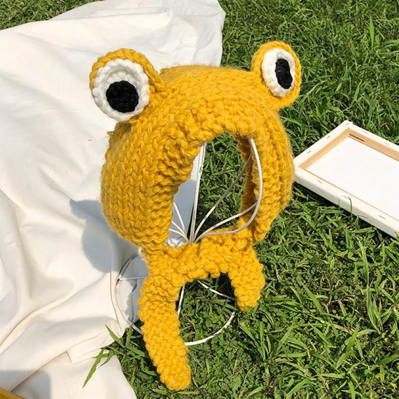 Mũ len tai ếch ngộ nghĩnh