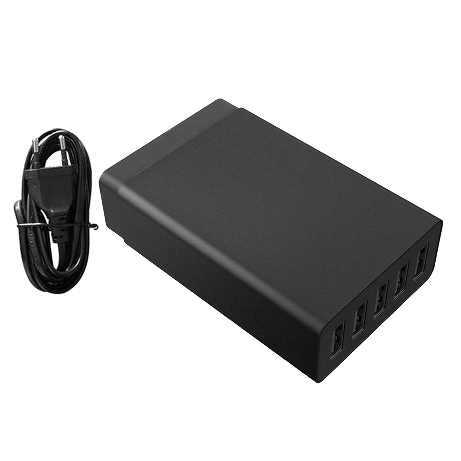 Safe Desktop Travel 6 USB Ports Charger Power Adapter Quick D Station