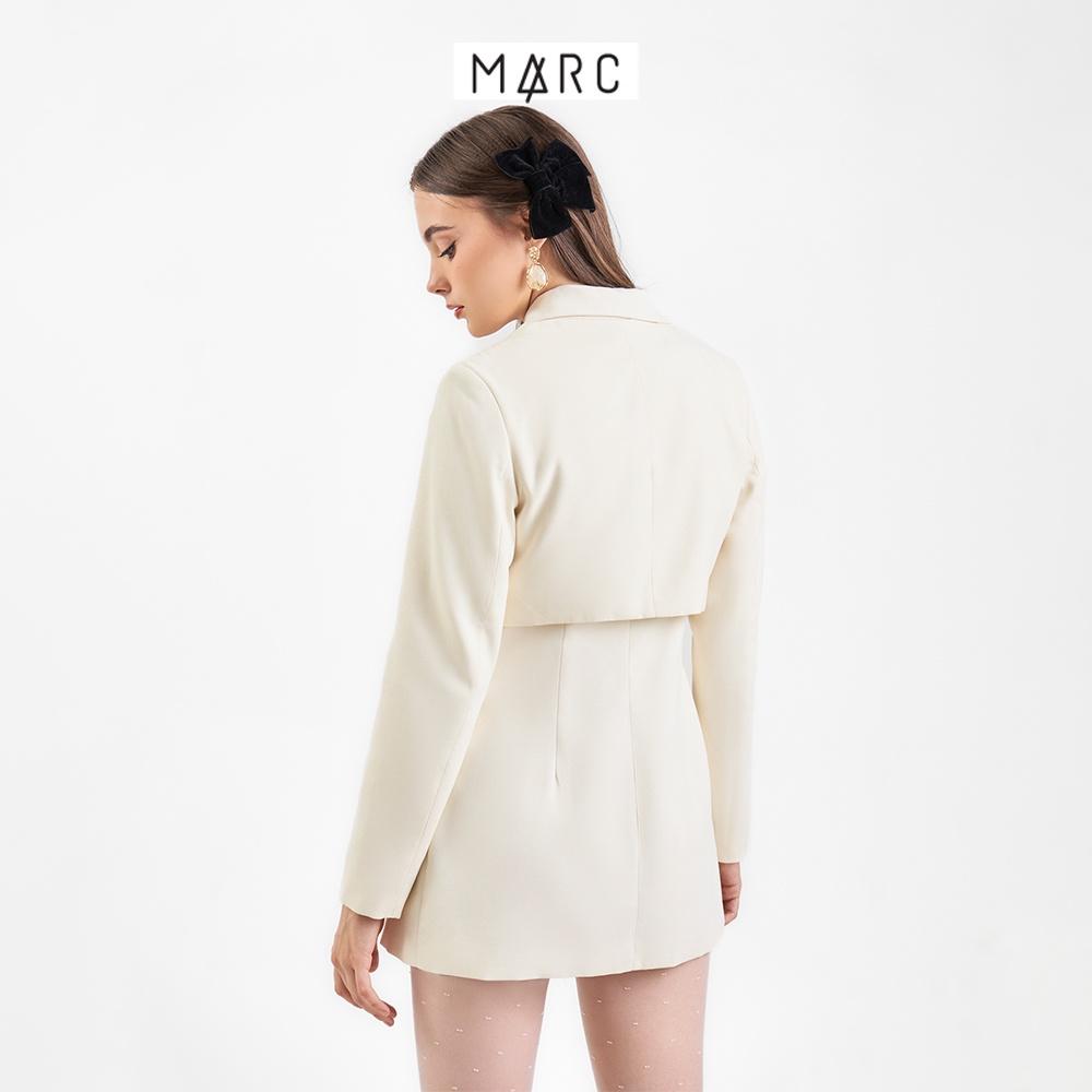 Áo vest nữ MARC FASHION form dài 2 túi phối gile TRVH110322