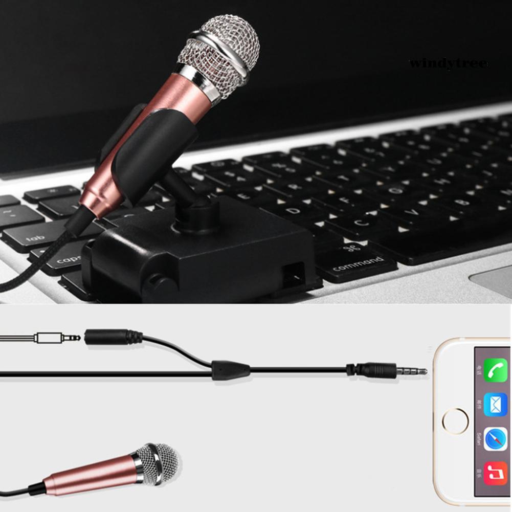 Micro Mini Có Dây Giắc 3.5mm Dùng Cho Điện Thoại, Laptop