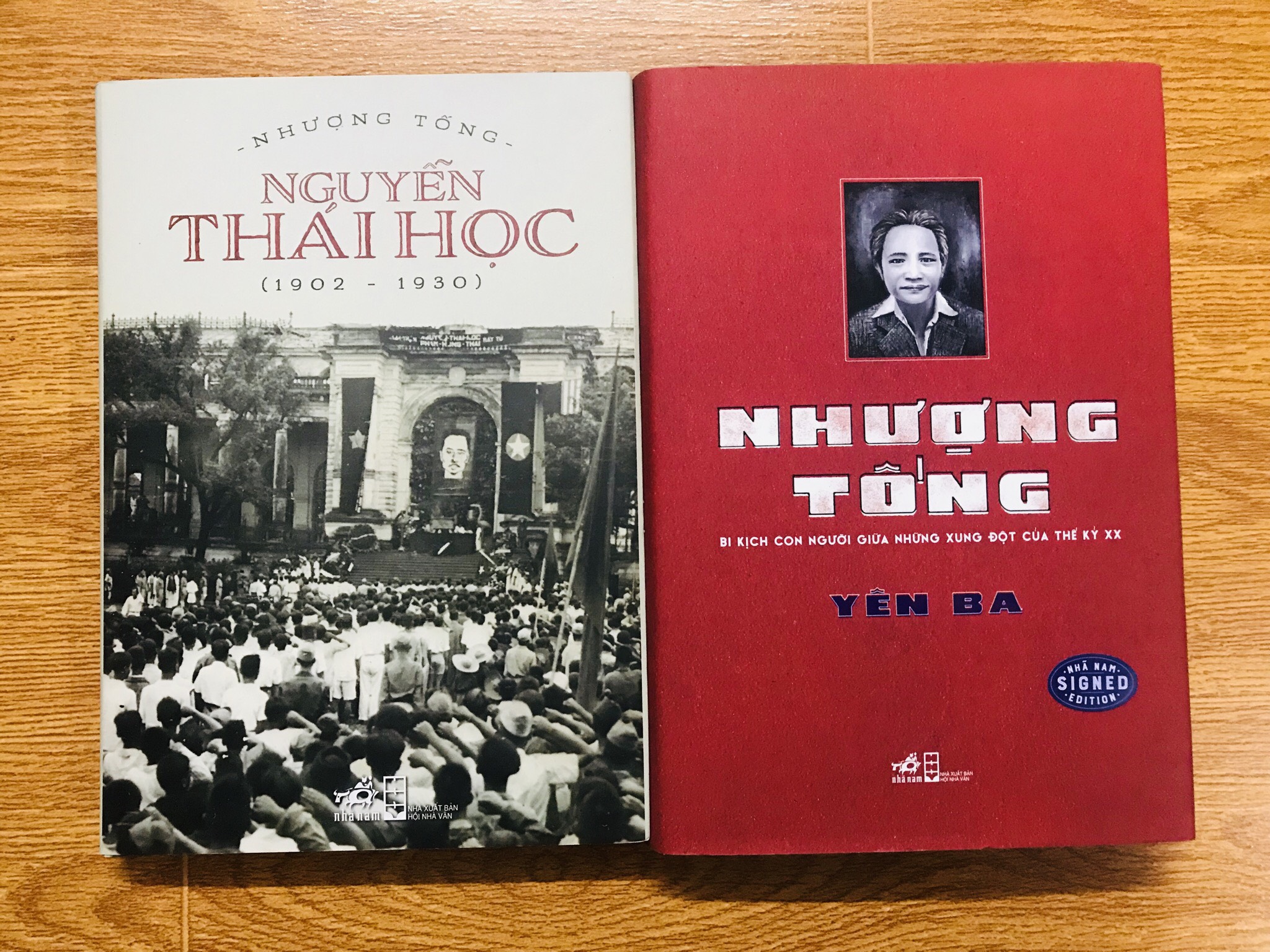 Combo sách về lãnh tụ Việt Nam Quốc Dân Đảng: Nguyễn Thái Học (Nhượng Tống) + Nhượng Tống (Yên Ba) bản bìa cứng tặng kèm bookmark