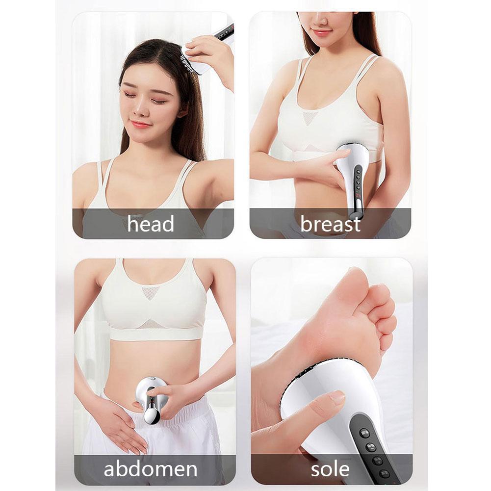 Máy massage xung điện 9 cấp độ cơ thể không dây pin sạc Spa Body cao cấp - tặng kèm 5 chai tinh dầu WormWood ️️