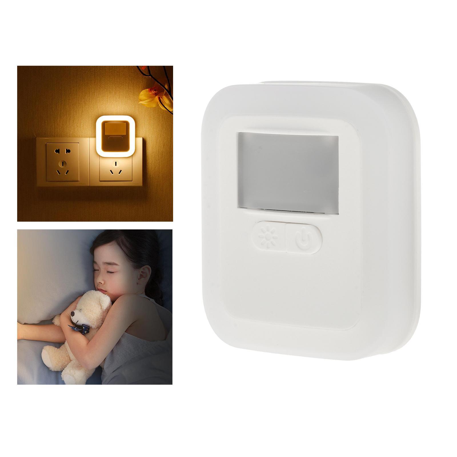LED Light Control Sensor Smart Home Night Plug-in Light Wall Night Lamp