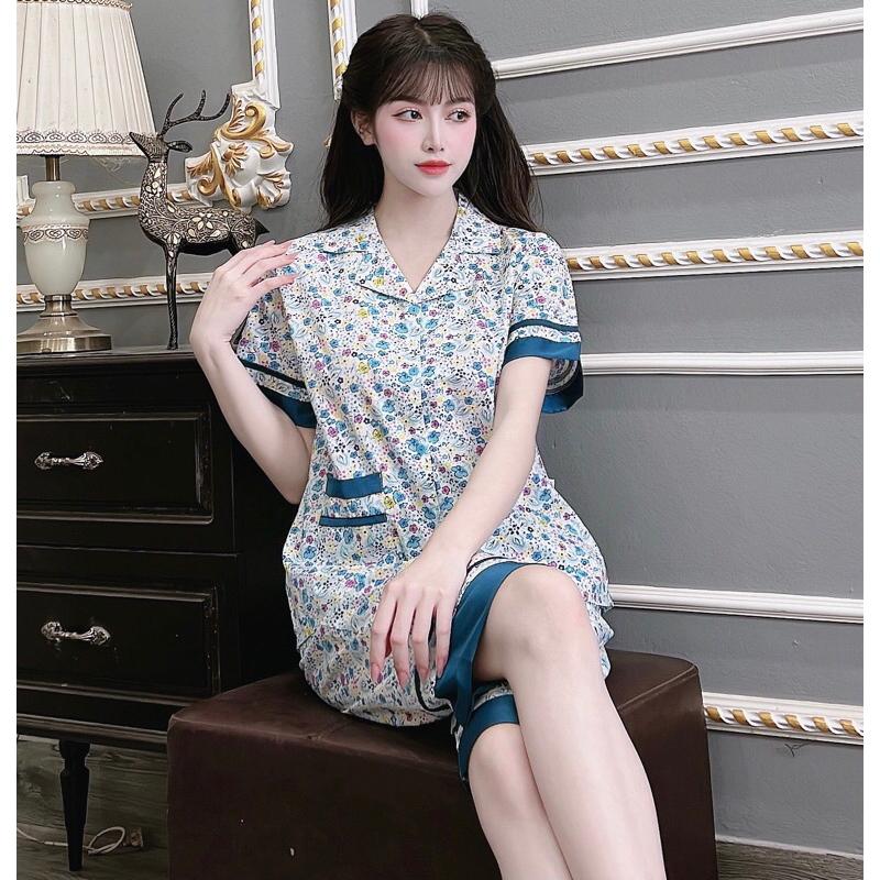 Đồ bộ mặc mẫu lửng vải kate