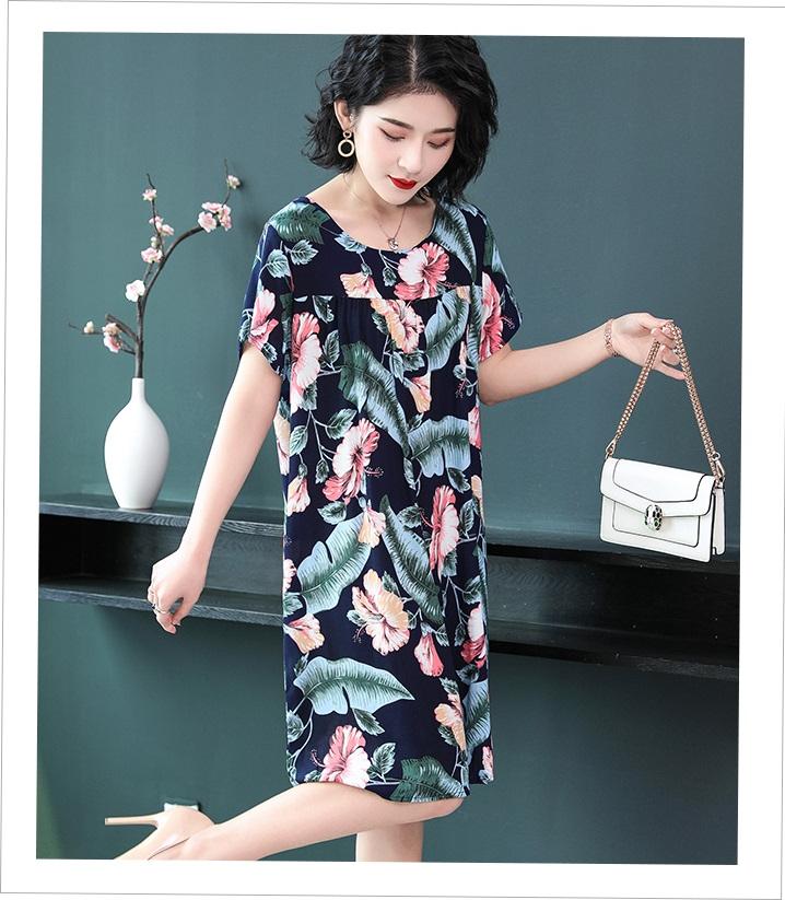 Váy, đầm mặc nhà cho người trung niên NGV08 NGV08X NGV09 NGV10