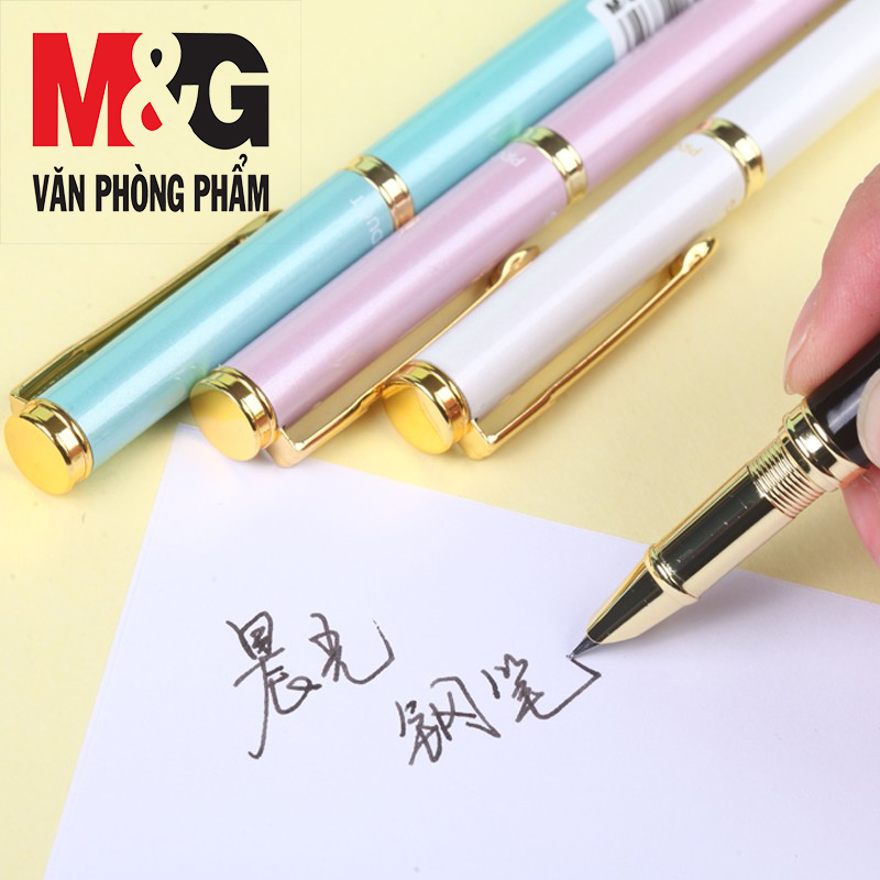 Bút máy M&G AFP43102 vỏ kim loại sang trọng, luyện chữ đẹp-1 cây