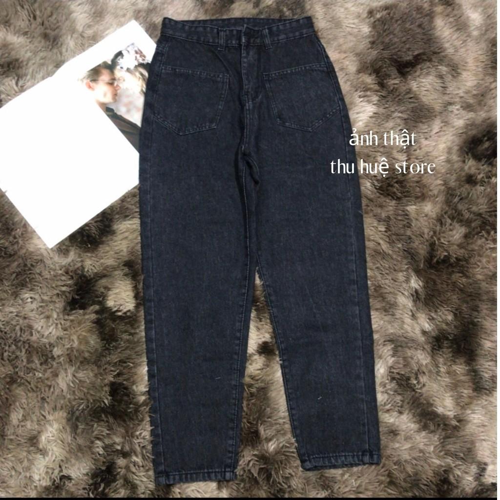 Quần Baggy Jean Nữ From Chuẩn Mẫu Kèm Ảnh Thật 100