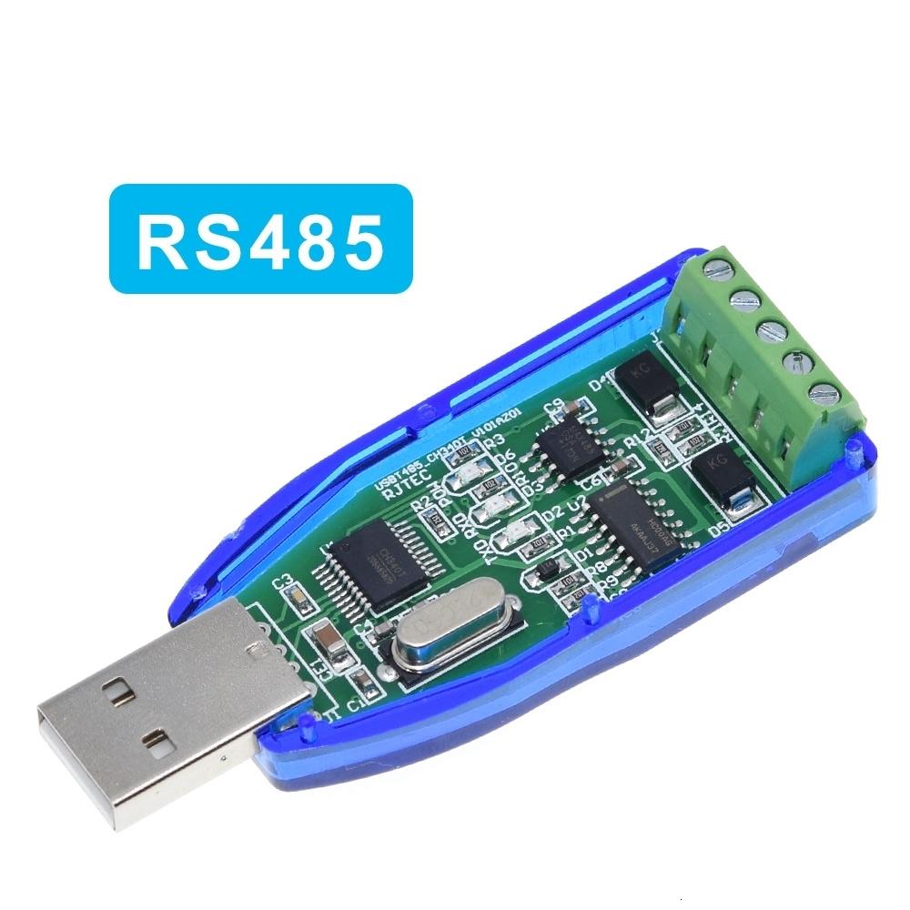 Công Nghiệp USB Sang RS485 422 CH340G Bộ Chuyển Đổi Bảo Vệ Nâng Cấp Bộ Chuyển Đổi Khả Năng Tương Thích Tiêu Chuẩn RS-485 Một Cổng Kết Nối Mô-đun