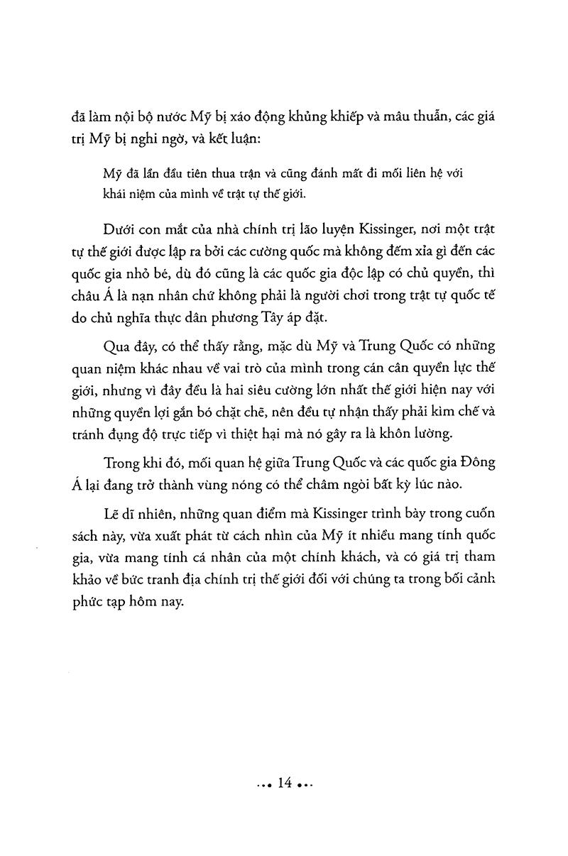 Trật Tự Thế Giới (Tái Bản 2023)