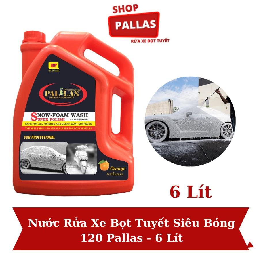 Nước Rửa Xe Bọt Tuyết Siêu Bóng 120 Pallas 6 Lít - Pallas shop