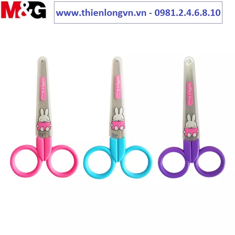 Kéo học sinh có nắp đậy 12cm M&G - FSS91303
