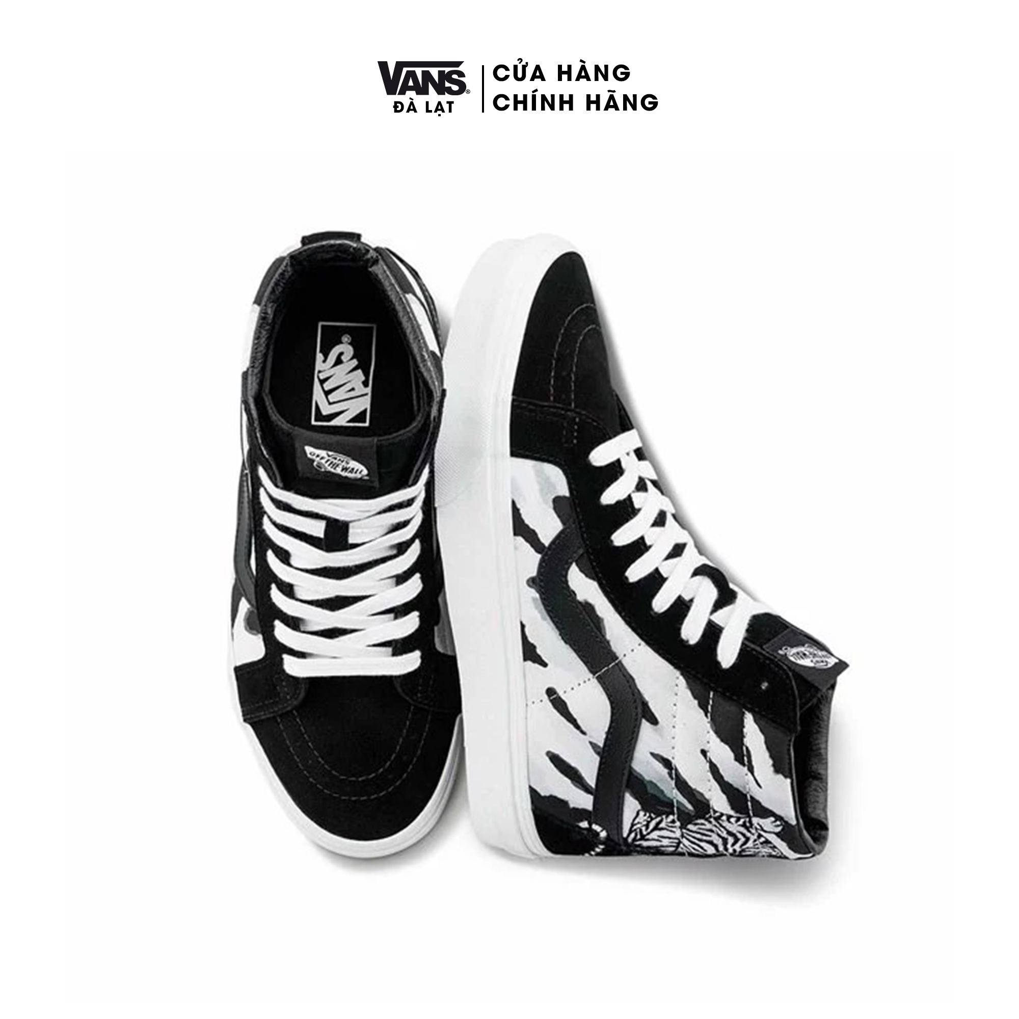 Giày Cố Cao Sneaker Vans SK8-Hi Reissue Tiger - VN0A2XSBWHT