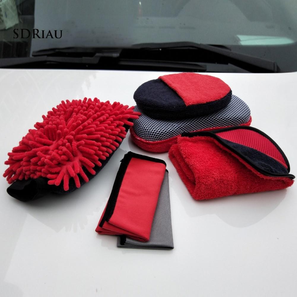 Set 7 Khăn Lau Chùi Xe Ô Tô Tiện Lợi