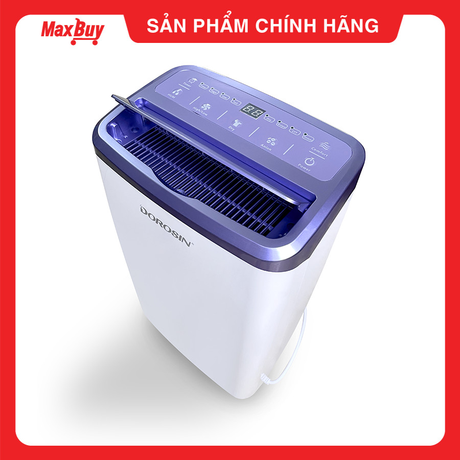 Máy hút ẩm gia dụng chính hãng Dorosin 618C (40m2)/Công suất hút ẩm 18 lít /ngày - Cảm biến điện tử thông minh - Độ ồn thấp