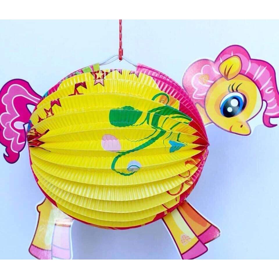Lồng Đèn Trung Thu Xếp Giấy Đèn Lồng Trung Thu Nhiều Hình Ngộ Nghĩnh Cho Bé