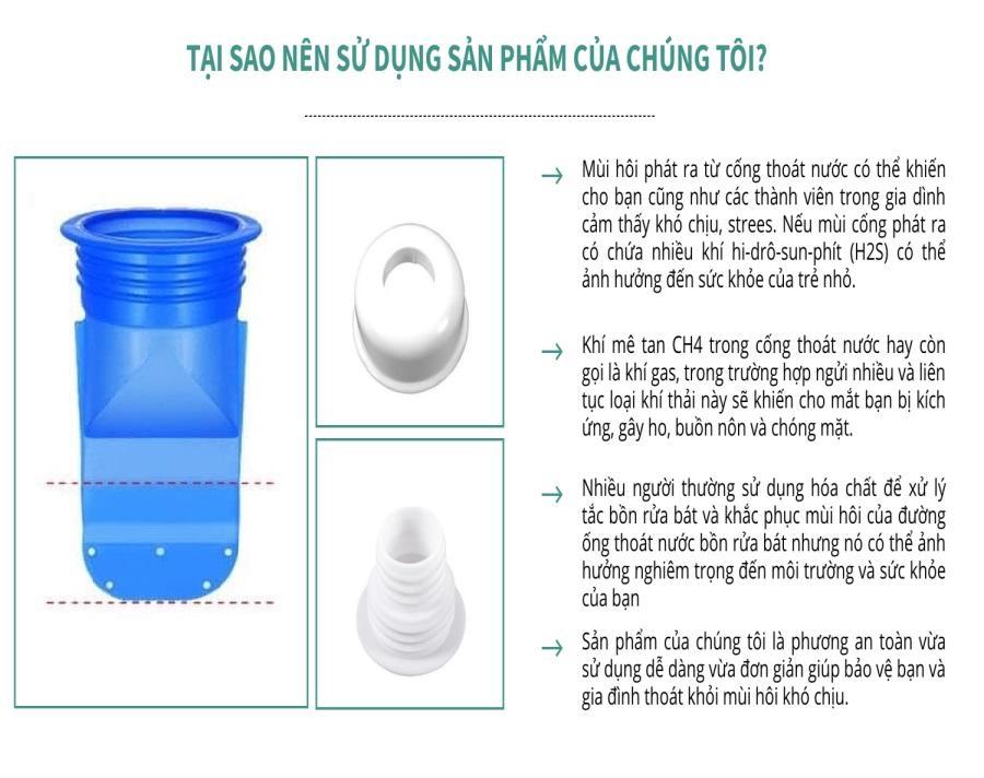 Bịt Nắp Cống Silicon Chống Mùi Thoát Sàn, Ngăn Trào Ngược Nhà Tắm,Ngăn Côn Trùng Xâm Nhập Bằng Silicone - Hàng Chất Lượng