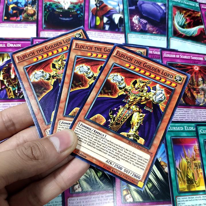 Bài Yugioh ️️ Thẻ bài Yugioh Eldlich deck 54 lá