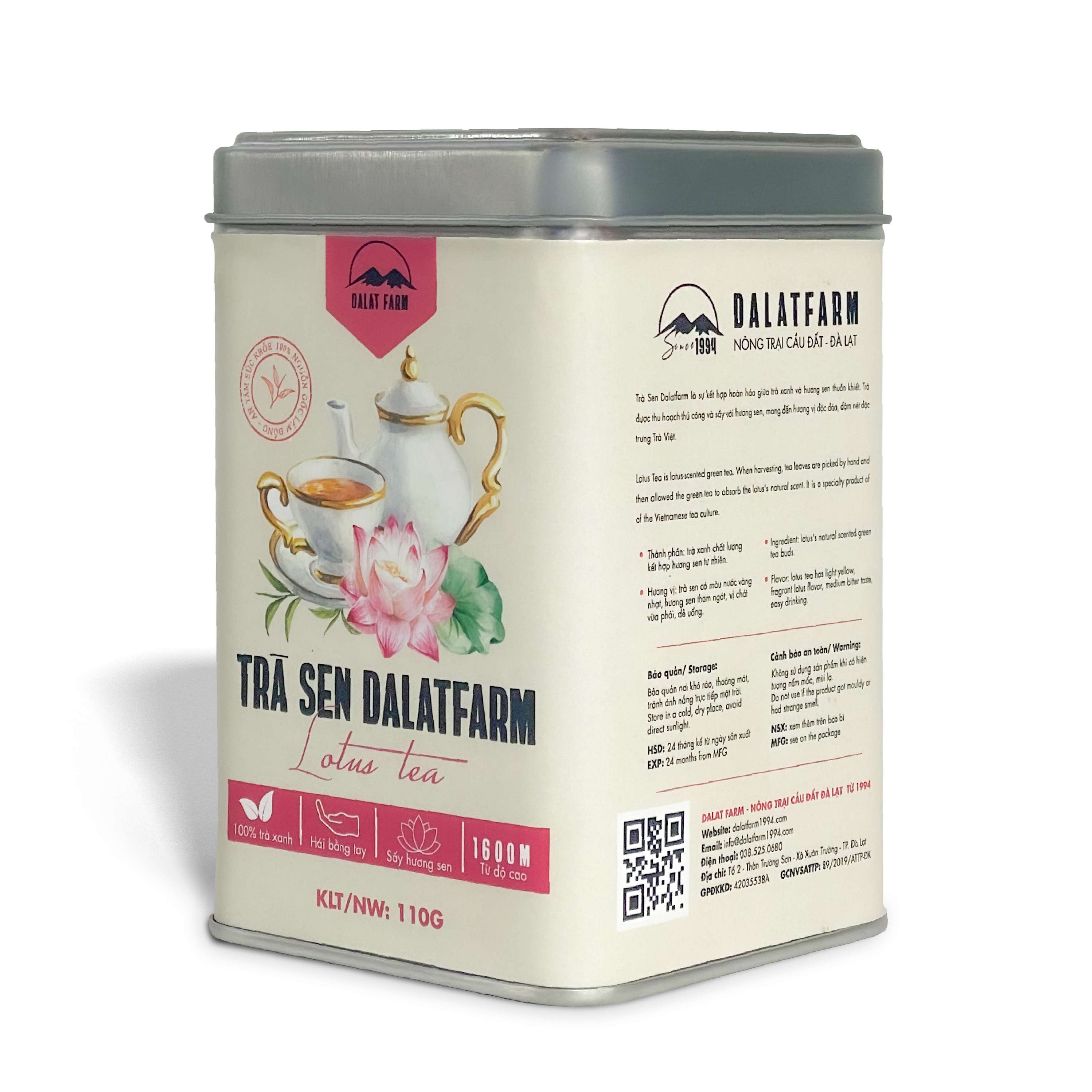 Trà Sen Dalatfarm - Hộp 110Gr