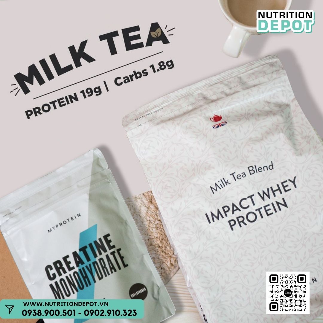 Combo Tăng cơ và Sức Mạnh 06 - Impact Whey Protein 2.5kg và Creatine 500g Myprotein - Nutrition Depot Vietnam