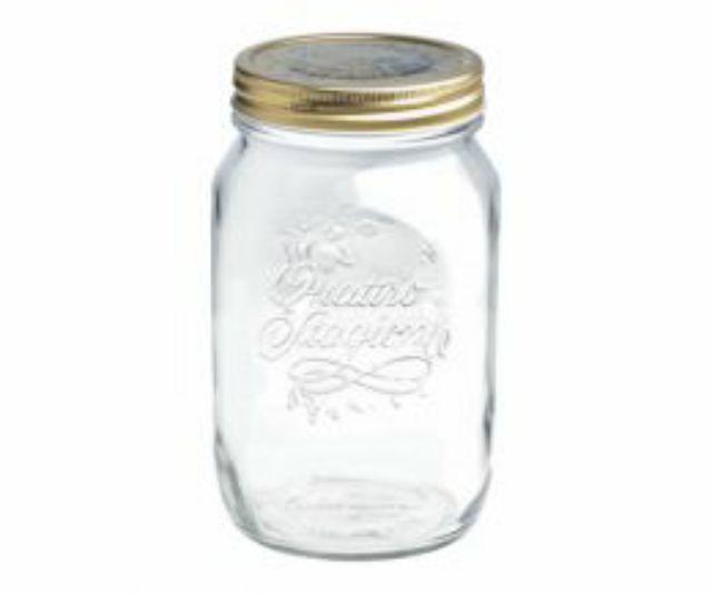 Hũ thủy tinh nắp vặn Quattro 1000ml