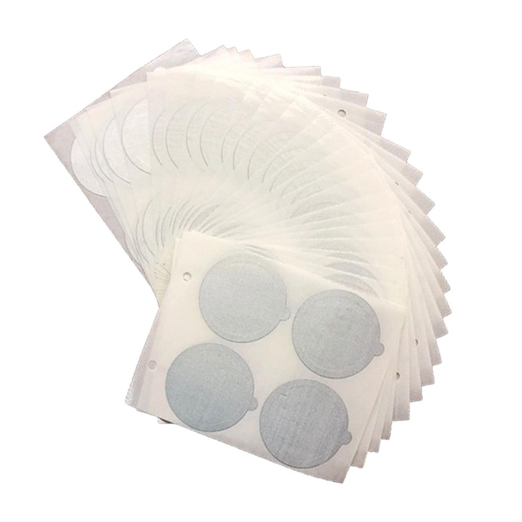 100pcs Single Reusable Cups Filter Aluminum Espresso Lids For Coffee Makers