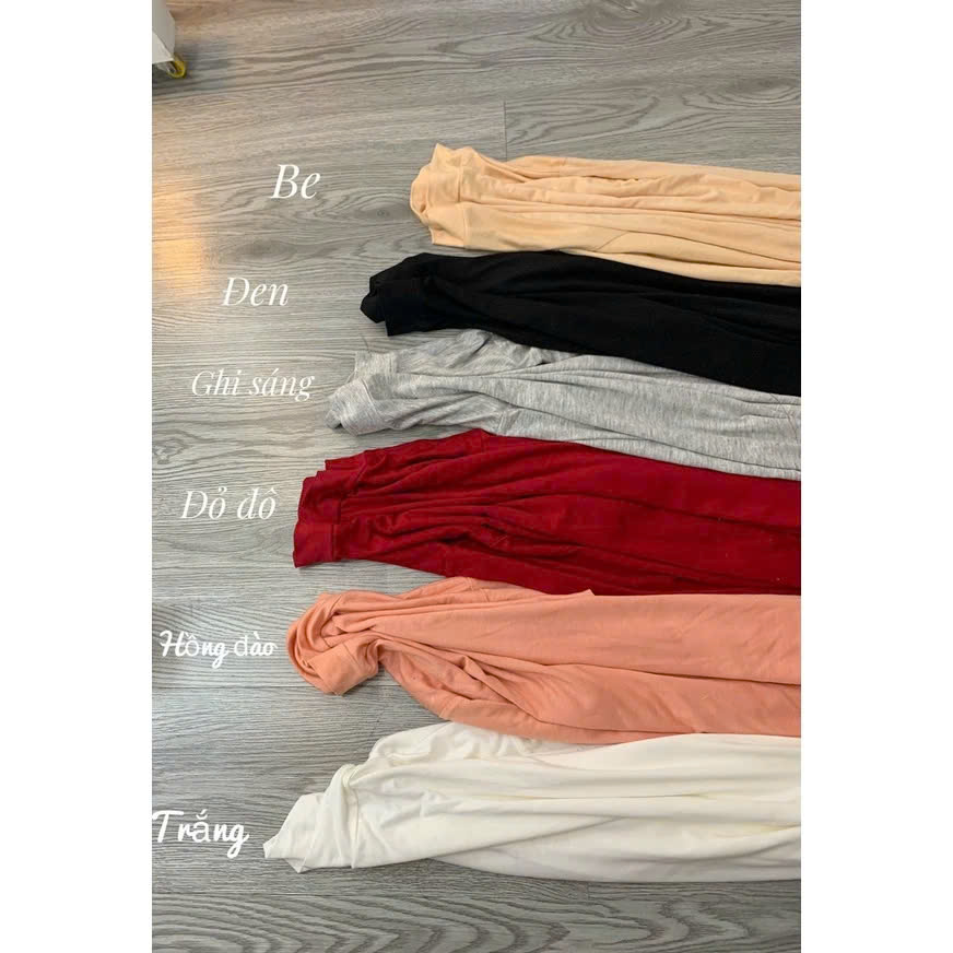 Áo thun giữ nhiệt nữ tay dài cổ cao 3 phân vải premium cotton mềm mịn ôm dáng MÀU ĐEN Văn Phòng Du Lịch Dã Ngoại Phượt