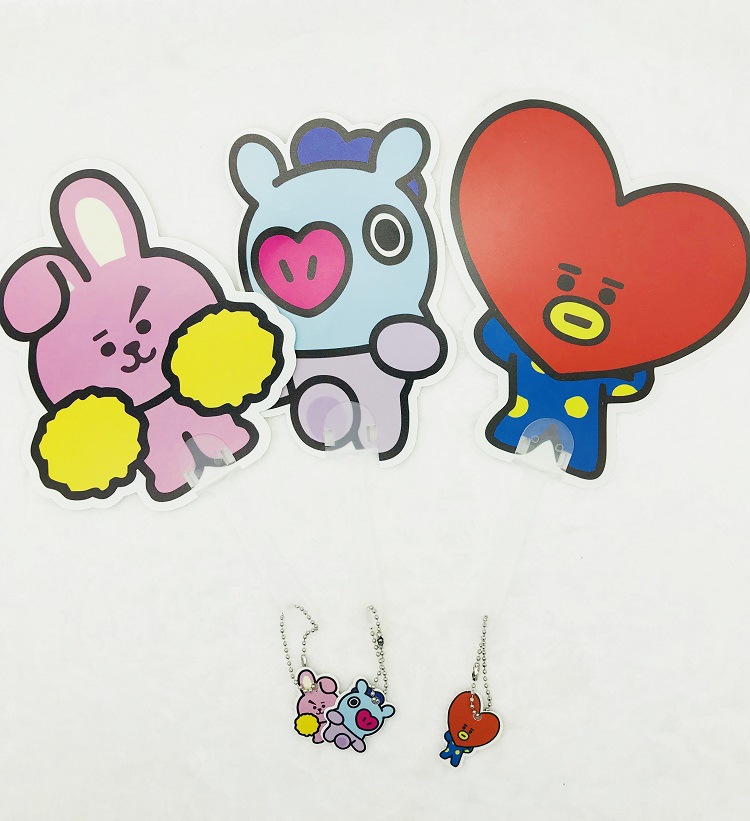 Quạt cầm tay Mang BT21 BTS