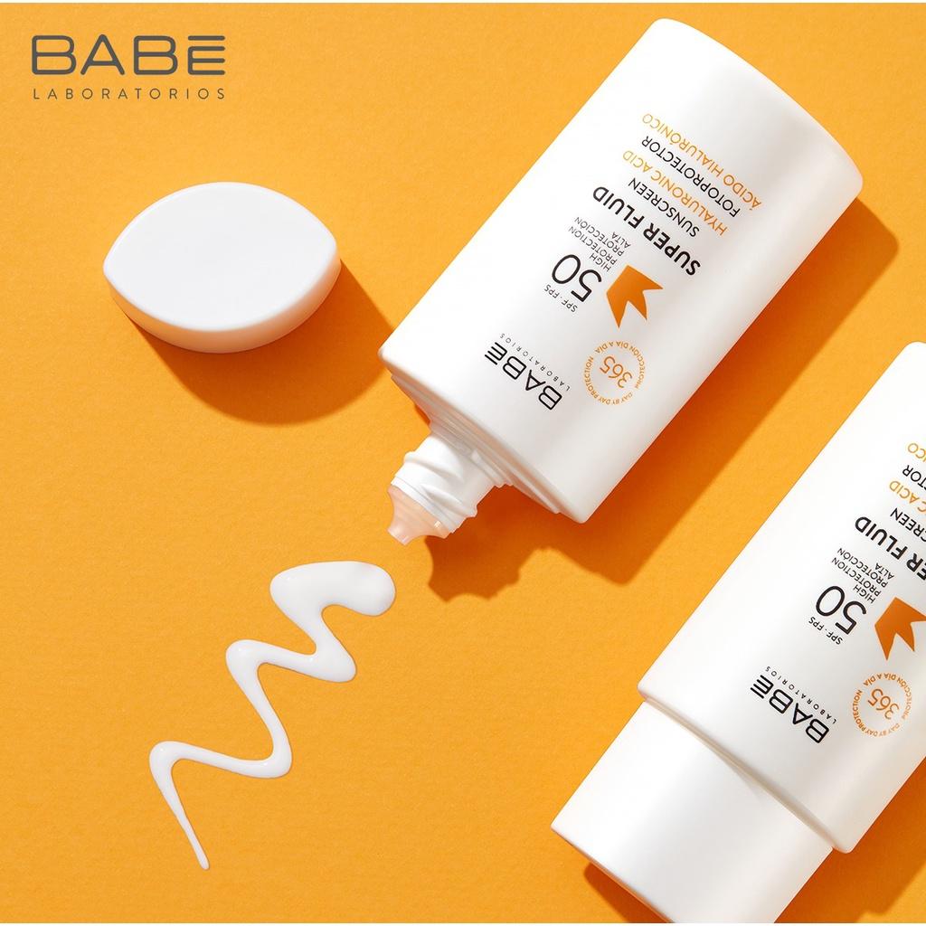Kem chống nắng phổ rộng BABE Super Fluid Sunscreen SPF50 50ml