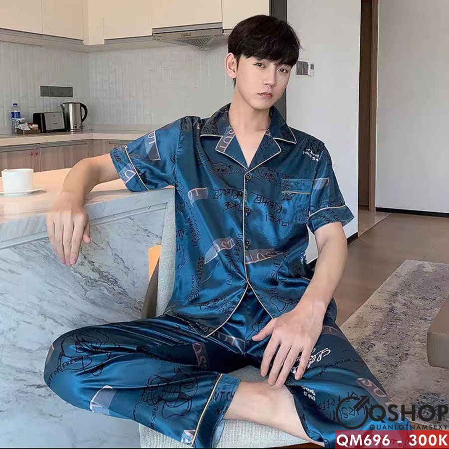 Bộ đồ pijama nam ngắn tay mẫu mới QSHOP QM696