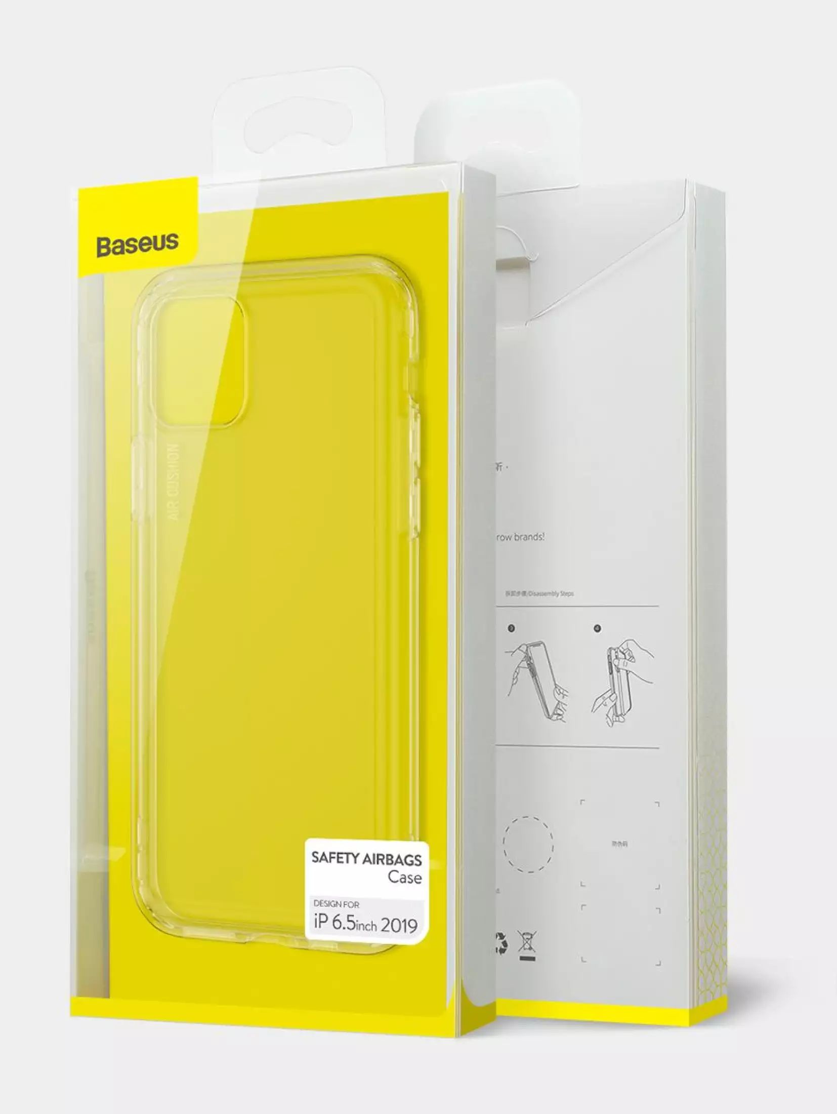 Ốp lưng silicon mềm trong suốt Baseus cho iPhone 11 và iPhone 11 Pro Max - Hàng Chính Hãng