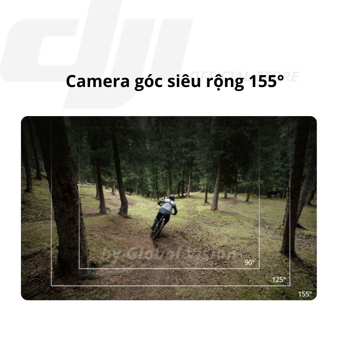 Camera hành động DJI Osmo Action 3 máy quay hành trình 4K 120fps, góc siêu rộng, hoạt động tốt nhiệt độ thấp (DJI OA 3) - Hàng chính hãng