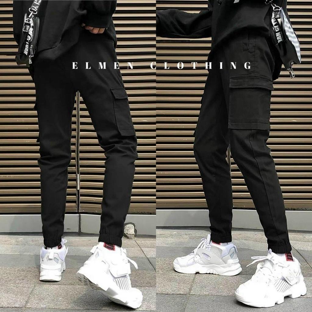 Quần Kaki Ống Rộng Unisex Quần Kaki Hàn Quốc trẻ trung phong cách cạp chun vải mềm co giãn