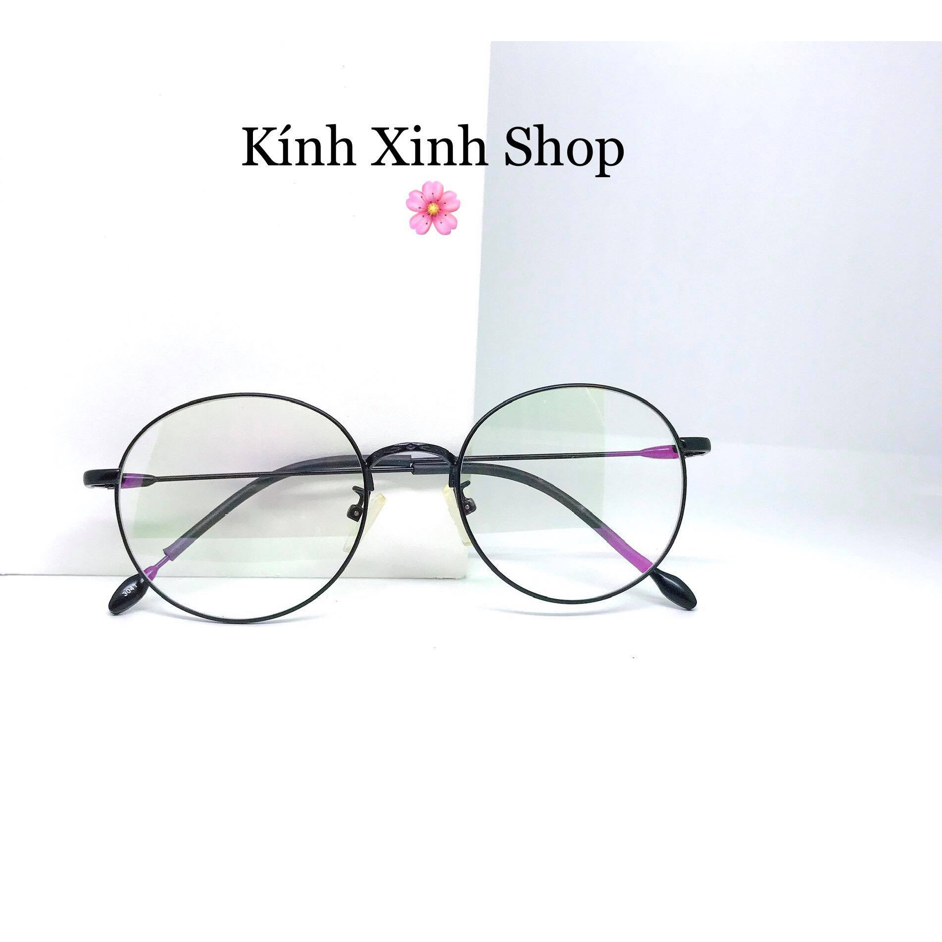 Kính gọng Mắt tròn cao cấp thời trang Hàn Quốc G3041
