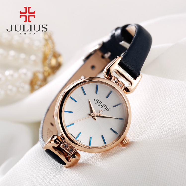Đồng hồ nữ dây da Julius Ja-925